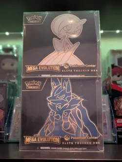 Pokemon TCG Mega Evolution Pokemon Center Elite Trainer Box x2 New & Sealed Set - Image 1