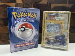 Pokemon COMPLETE/Sealed Base Set 2-Player Starter Set! 1st Edition Machamp Holo - Image 1