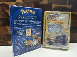 Pokemon COMPLETE/Sealed Base Set 2-Player Starter Set! 1st Edition Machamp Holo - Image 2