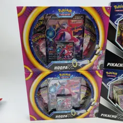 2x Pokemon TCG: Hoopa V Box & 2x Pokemon Pikachu V box - Sealed - Evolving Skies - Image 4