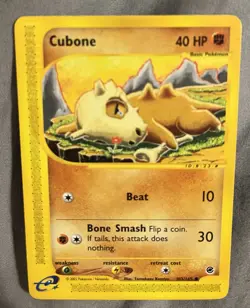 Pokemon TCG Cubone 103/165 Expedition Regular - MINTY ?? ?? Free Shipping! - Image 3