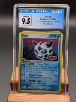 2007 Pokemon EX Power Keepers Glalie Reverse Holo #30 CGC Gem Mint 9.5/10 - Image 1