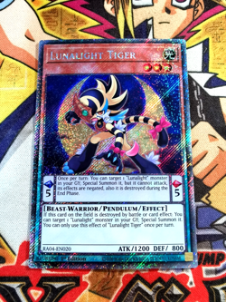 Lunalight Tiger ra04-en020 (NEW) Platinum-Secret Yu-Gi-Oh - Image 1