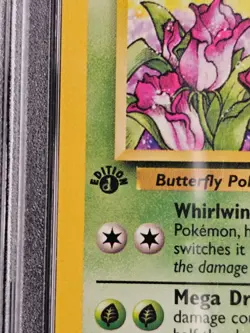 Pokemon Card PSA 9 Butterfree "D" 1st Edition Jungle 33/64 - Image 2