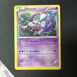Mewtwo XY100 Holo Rare Black Star Promo NM Pokemon Card TCG - Image 2