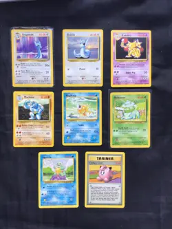 Pokemon Cards: Base Set 16 Card Non-Holo Lot - Image 1