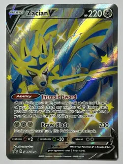 Zacian V SWSH292 (NM) Sword & Shield: Black Star Promo 2023 Pokemon Card - Image 1