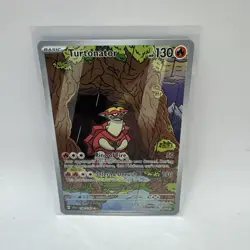 Turtonator - 146/142 Illustration Rare SV07: Stellar Crown Pokemon Card Fire - Image 1