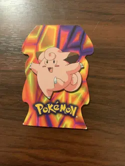 Topps Clefairy #35 Pokemon Card Die Cut Embossed - Image 1