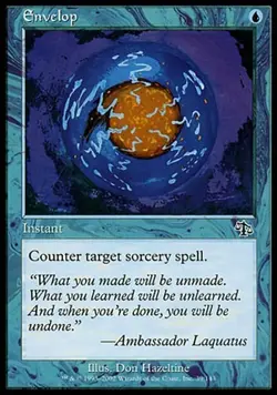 4x Envelop Judgment MtG Magic Blue Common 4 x4 Card Cards - Image 1