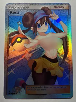 SEXY HEROINE WAIFU Rosa POKEMON ACG PREMIUM HOLOFOIL CARD NM - Image 1
