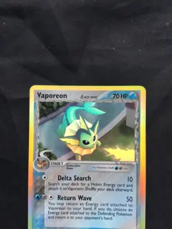 Pokemon Cards: EX Delta Species Rare Holo: Vaporeon 18/113 - Image 2