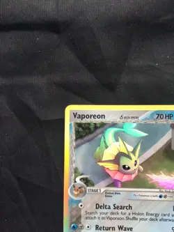 Pokemon Cards: EX Delta Species Rare Holo: Vaporeon 18/113 - Image 3