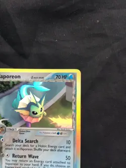 Pokemon Cards: EX Delta Species Rare Holo: Vaporeon 18/113 - Image 4