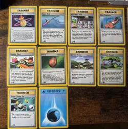 1st Edition Pokemon Trainer Cards NM Bundle Lot 26 Cards - Image 2