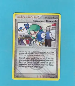 Pokemon Secret Wonders-Roseanne's Research Crosshatch Holo League Promo #125/132 - Image 1