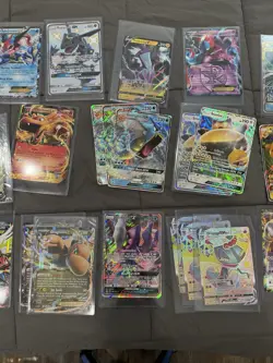 Pokemon Jumbo Card Lot 25 Cards Total Charizard Ex Gx v - Image 3
