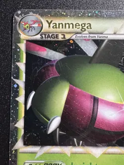 Yanmega Prime 98/102 HGSS Triumphant Pokemon Card Holo Foil Rare Near Mint - Image 3
