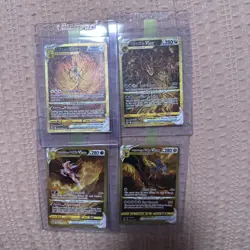 Pokemon TCG Crown Zenith Gold Card Set Galarian Gallery - Image 1