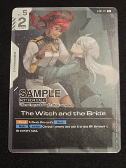 The Witch and The Bride GD01-117 Gundam Card Game Sample Deck - Image 1