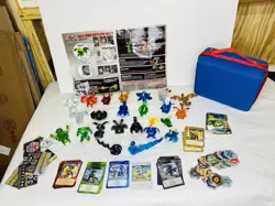 Bakugan Battle Brawlers Lot of 24 with Carry Case 13 Magnetic Cards And 31 Cards - Image 1
