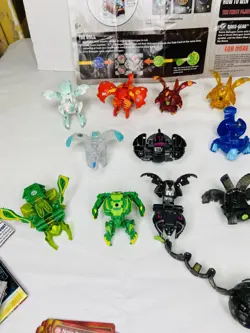 Bakugan Battle Brawlers Lot of 24 with Carry Case 13 Magnetic Cards And 31 Cards - Image 2