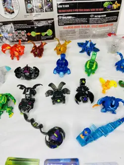 Bakugan Battle Brawlers Lot of 24 with Carry Case 13 Magnetic Cards And 31 Cards - Image 3