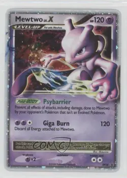 Mewtwo Lv X Pokemon Diamond & Pearl Black Star Promo #DP28 2007 03rx - Image 1