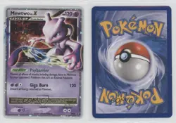 Mewtwo Lv X Pokemon Diamond & Pearl Black Star Promo #DP28 2007 03rx - Image 3
