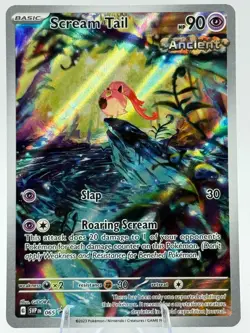 Pokemon TCG Scream Tail 065 Sv: Scarlet & Violet Black Star Promo Cards Holo - Image 1