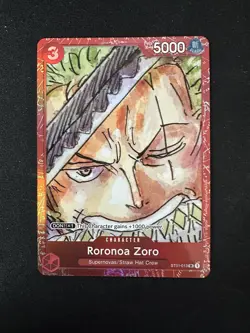 Roronoa Zoro Film Red SR ST01-013 One Piece Card English Official NM - Image 2