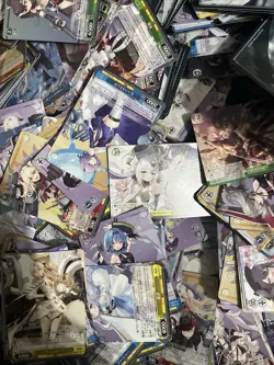 800 Cards Weiss Schwarz Trading Cards Bulk Lot Anime - Azur Lane Vol 3 And Other - Image 4