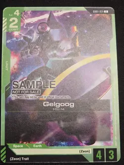 Gelgoog GD01-031 Gundam Card Game Sample Deck - Image 1