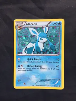 Pokemon Cards: Black and White Promo: Glaceon BW90 - Image 1