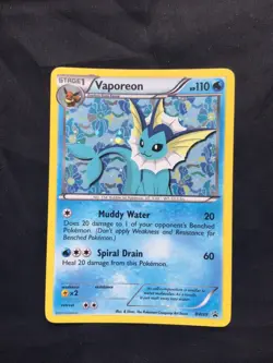 Pokemon Cards: Black and White Promo: Vaporeon BW89 - Image 1