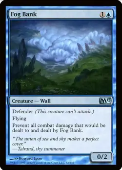 X 1 Fog Bank NM M13 MTG Magic The Gathering - Image 1