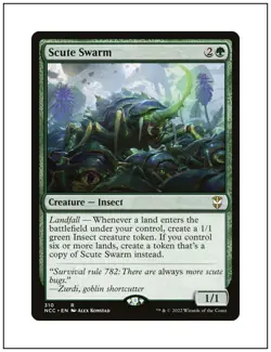 1x Scute Swarm, Magic the Gathering MTG NM - Image 1