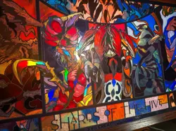 Shards Of The Hive, a Hand-pressed Foil Slivers Playmat by XVIICE - Image 2