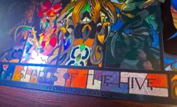 Shards Of The Hive, a Hand-pressed Foil Slivers Playmat by XVIICE - Image 5