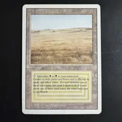 Magic The Gathering Savannah Revised Edition Moderately Played Dual Land - Image 1