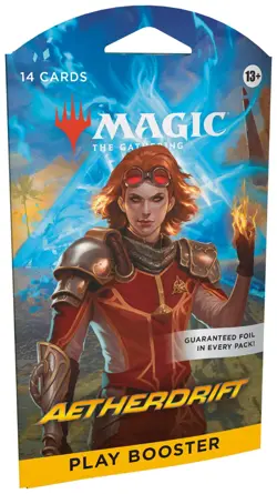 Magic The Gathering Aetherdrift Sleeved Play Booster Pack MTG DFT (SHIPS FAST!) - Image 1