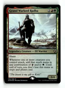 MTG | Grand Warlord Radha | Prerelease | Foil | Moderately Played | English - Image 1