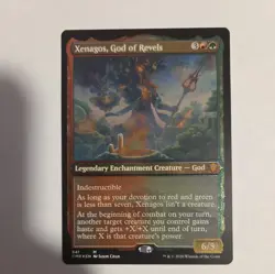Xenagos, God of Revels - Foil Etched NM-Mint, English Commander Legends MTG 541 - Image 1