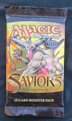Magic the Gethering MtG Saviors of Kamigawa Single Booster Pack Factory Sealed - Image 1