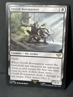 MTG Orcish Bowmasters 0103 Universes Beyond: LOTR Tales of Middle-Earth NM - Image 1