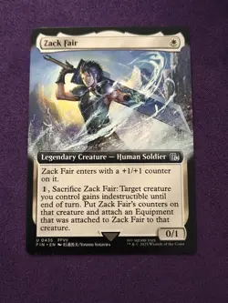 MTG Final Fantasy Zack Fair (Extended Art) Non-foil U 435 - Image 1