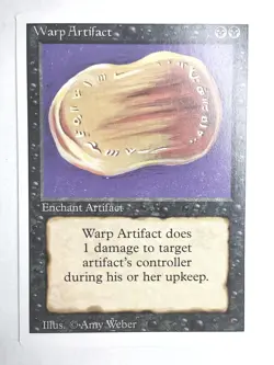 Warp Artifact NM Revised English Rare 1994 MTG Magic - Image 1
