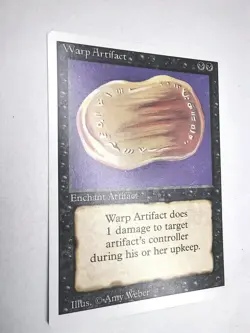 Warp Artifact NM Revised English Rare 1994 MTG Magic - Image 3