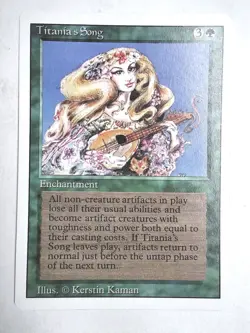 Titania's Song Revised NM English Rare 1994 MTG NM - Image 1