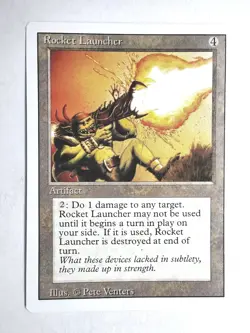 Rocket Launcher NM Revised English Rare 1994 MTG Magic - Image 1